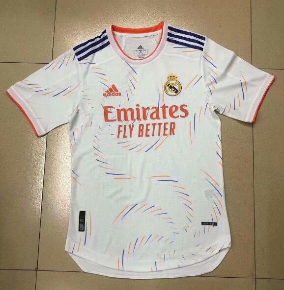 Leaked 2021/22 Real Madrid Home Kit Soccer Jersey Player Version